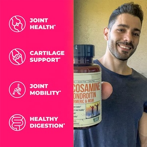 Cápsula de calcio de glucosamina condroitina MSM complejo, soporte de etiqueta personalizada para la salud de las articulaciones - Product Image 2