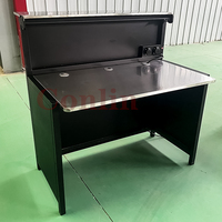 Bar mobile pliable avec comptoir de bar et éclairage LED pour l'extérieur