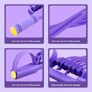 Adjustable Digital Resistance Band for Home <strong>Fitness</strong>, Elastic Band for Back Training Yoga Physical Exercise TPE Body Building - Product Image 1