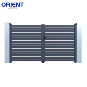 Portes de sécurité coulissantes motorisées par allée Portes principales électriques en aluminium d'école Porte extérieure d'usine - Product Image 5