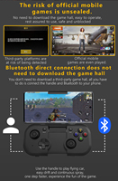 Manette de jeu multiplateforme C-STAR NS-A708 compatible PC/téléphone/mobile/téléviseur, connectivité sans fil, support pour téléphone, portée 8 m