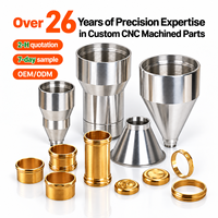 Service de pièces optiques sur mesure en acier inoxydable de haute précision, aluminium anodisé, revêtement PVD, usinage CNC