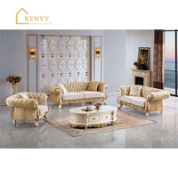 Nouveau design Canapé Louis de luxe vintage Canaps de Salon de luxe européens Muebles De Sala Ensemble de canapés de salon bon marché