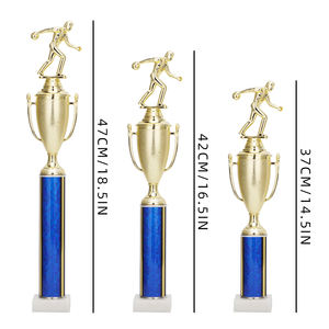 Trofeo <span class=keywords><strong>de</strong></span> Columna con Estatua Masculina <span class=keywords><strong>de</strong></span> Plástico <span class=keywords><strong>de</strong></span> Alta Calidad para Atletismo, Softbol y Balonmano, con Base <span class=keywords><strong>de</strong></span> Mármol para Premios Deportivos DL19 - Product Image 5