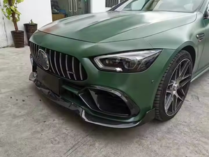Matériel supérieur BS Style fibre de carbone diffuseur de lèvre avant pare-chocs <span class=keywords><strong>Amg</strong></span> Gt50 Gt53 Gt63 kits de carrosserie pour mercedes-benz <span class=keywords><strong>Amg</strong></span> Gt50 Gt53 Gt63 - Product Image 2