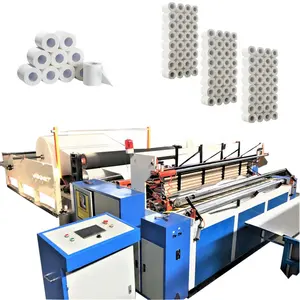 Toilet paper rewinding and punching machine automatic kitchen paper toilet paper machine model 1575