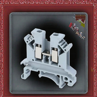 32A High-Current Flame-Retardant Screw Connection Spring Terminal Block for Automotive Industrial Wiring-Din Rail Type