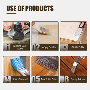 Handy áp dụng tốt nhất rõ ràng và không thấm nước PU véc ni sơn mài cho đồ nội thất gỗ - Product Image 5