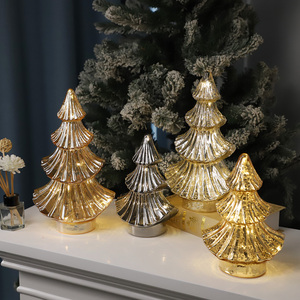 Thủy tinh christmashigh chất lượng cây giáng sinh Trung Quốc tự chế tuyết trang trí Cây giáng sinh - Product Image 3