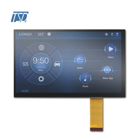 7 ''7 pulgadas de largo FPC 1024x600 Resolución IPS MIPI USB I2C Interfaz PCAP TFT LCD Pantalla táctil capacitiva