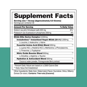 Le supplément de booster d'oxyde nitrique personnalisé en usine favorise la force musculaire et la récupération Poudre BCAA - Product Image 2