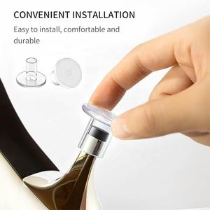 Protections de talon en forme de U pour extérieur, antidérapantes, noires et transparentes, pour talons hauts - Product Image 2