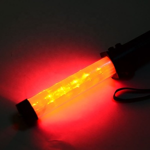 Bâton de signalisation LED rechargeable avec aimant et sifflet, brise-vitre, lampe torche, baguette de signalisation - Product Image 2
