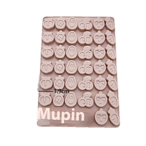 Moule en résine de silicone en forme d'oiseau de dessin animé, hérisson, <span class=keywords><strong>lion</strong></span>, bête, pour bonbons mous, chocolat, moule à fruits à une bouchée pour tremper ou déposer - Product Image 5