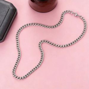 Nkステンレススチールチェーンシルバーネックレスペンダントチェーンメンズセーターチェーン - Product Image 5