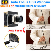 Kamera Web Mini 4K 60FPS IMX678 Autofokus USB3.0 65 °   Kamera USB UVC Plug&Play Tanpa Distorsi untuk Streaming Langsung dan Keamanan Rumah