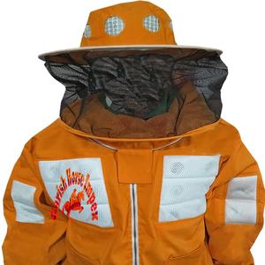Chaqueta de apicultor de algodón de primera calidad, ropa con ventilación de abejas, gorro redondo, suministros de Apicultura - Product Image 3