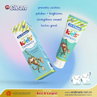 Dentifrice Professionnel 75ml pour Enfants, Blanchissant, au Fluor, Saveur Chewing-gum et Fruits, Anti-Caries, Haleine Fraîche, OEM Marque Privée