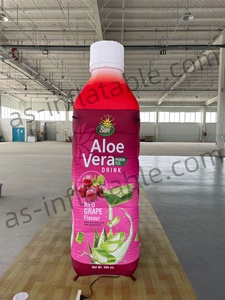 Botella de bebida de <span class=keywords><strong>aloe</strong></span> vera inflable <span class=keywords><strong>gigante</strong></span> de Venta caliente modelo de publicidad personalizable para promoción de marca y decoración de eventos - Product Image 4