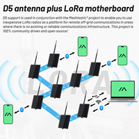 Heltec Esp32 V3 répéteur Radio maille Lora passerelle noeud avec Lora 433mhz 868mhz 915mhz antenne énergie solaire 5w