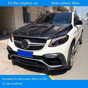 Adatto per Mercedes-Benz GLE SUV COUPE 16-19, Kit in Fibra di Carbonio Stile <span class=keywords><strong>B</strong></span> Modificato per Paraurti Anteriore e Posteriore - Product Image 3