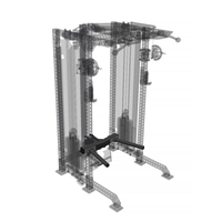 YDYFIT HP0005 Support de barre de dips réglable en acier pour rack 3x3, trou de 1 pouce, pour salle de sport à domicile, garantie 1 an