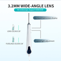 Caméra d'inspection auriculaire HD pour l'élimination du cérumen, avec enregistrement photo et vidéo, pour usage domestique, otoscope numérique pour l'oreille, le nez et la gorge