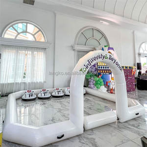 Langko <span class=keywords><strong>gonflable</strong></span> go cart course piste de voiture <span class=keywords><strong>tamponneuse</strong></span> pour les enfants - Product Image 1