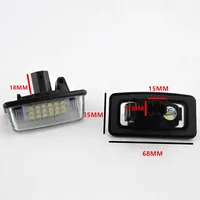 Feux de plaque d'immatriculation à LED CanBus pour Toyota Corolla E11 Crown S180 Starlet EP91 Vios Previa ACR50 GSR50 Lampe de plaque d'immatriculation