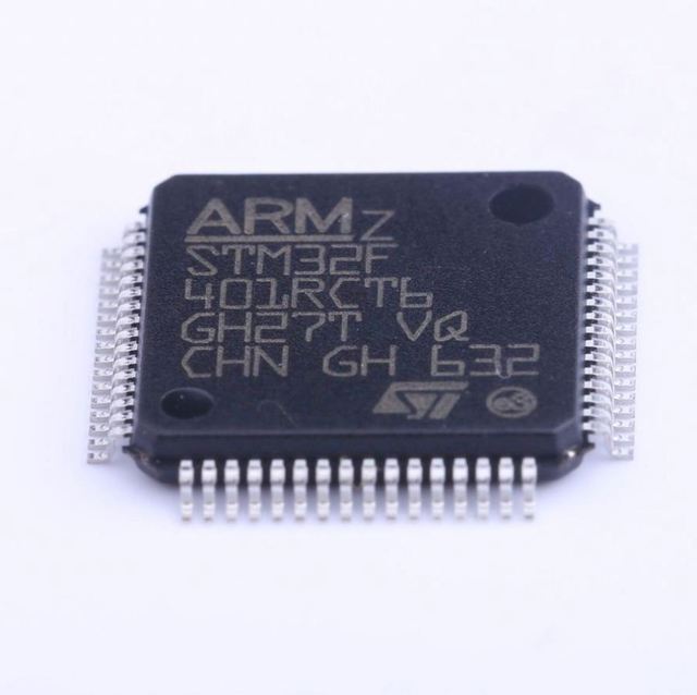 MCU 32-Bit STM32F ARM Cortex M4 RISC 256KB Flash 1.8V/2.5V/3.3V 64-Pin LQFP Tray - Trays STM32F401RCT6 Integrated Circuit