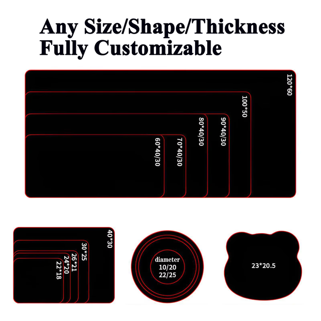 Custom Anime Character Full Print XXL Extended Gaming Mouse Pad with Waterproof Stitched Edge Large Office Desk Mat