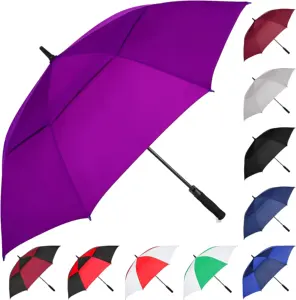 promotional gift custom logo automatic outdoor Straight umbrellas Handle Promotional Branded 30inches large golf umbrella for ra