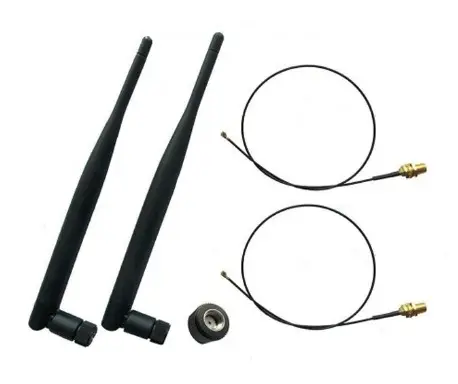 5dBi RP-SMB Dual Band 2,4 ГГц 5,8 ГГц Wi-Fi антенна U.fl / IPEX кабель антенны Mod Kit без пайки для беспроводные маршрутизаторы