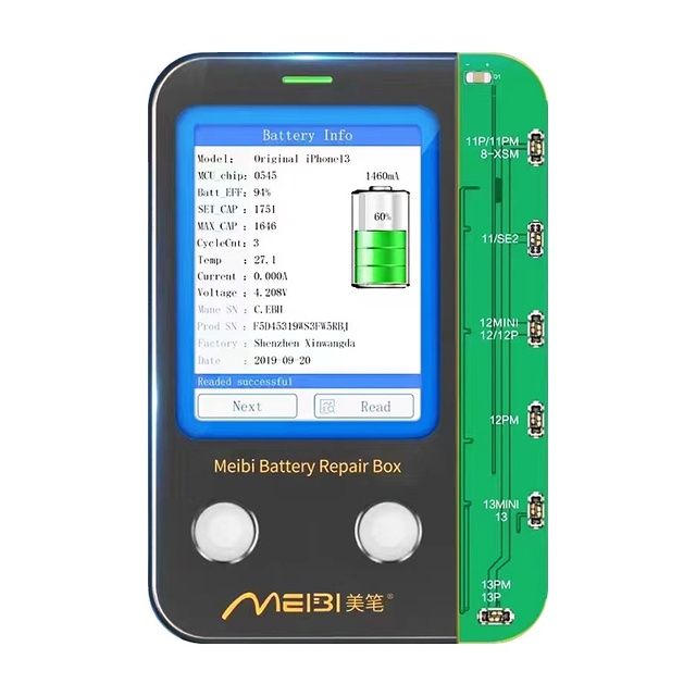 MeiBi Battery Repair Box & Flex for 11-13 Pro Max-One Key 100% Health CE Certified