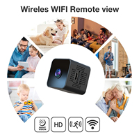 Mini caméra sans fil WiFi, caméra de surveillance à distance, petite caméra IP domestique, pas besoin de brancher, autonomie de batterie super longue