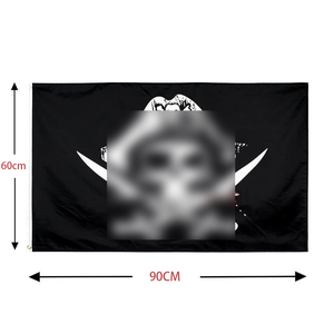 Cổ Phiếu Sẵn Sàng 100% Polyester Bay Phong Cách Hai Mặt Rơm Hoạt Hình Xung Quanh Cướp Biển Biểu Ngữ Hat Cướp Biển 1 Mảnh Luffy Cờ - Product Image 6