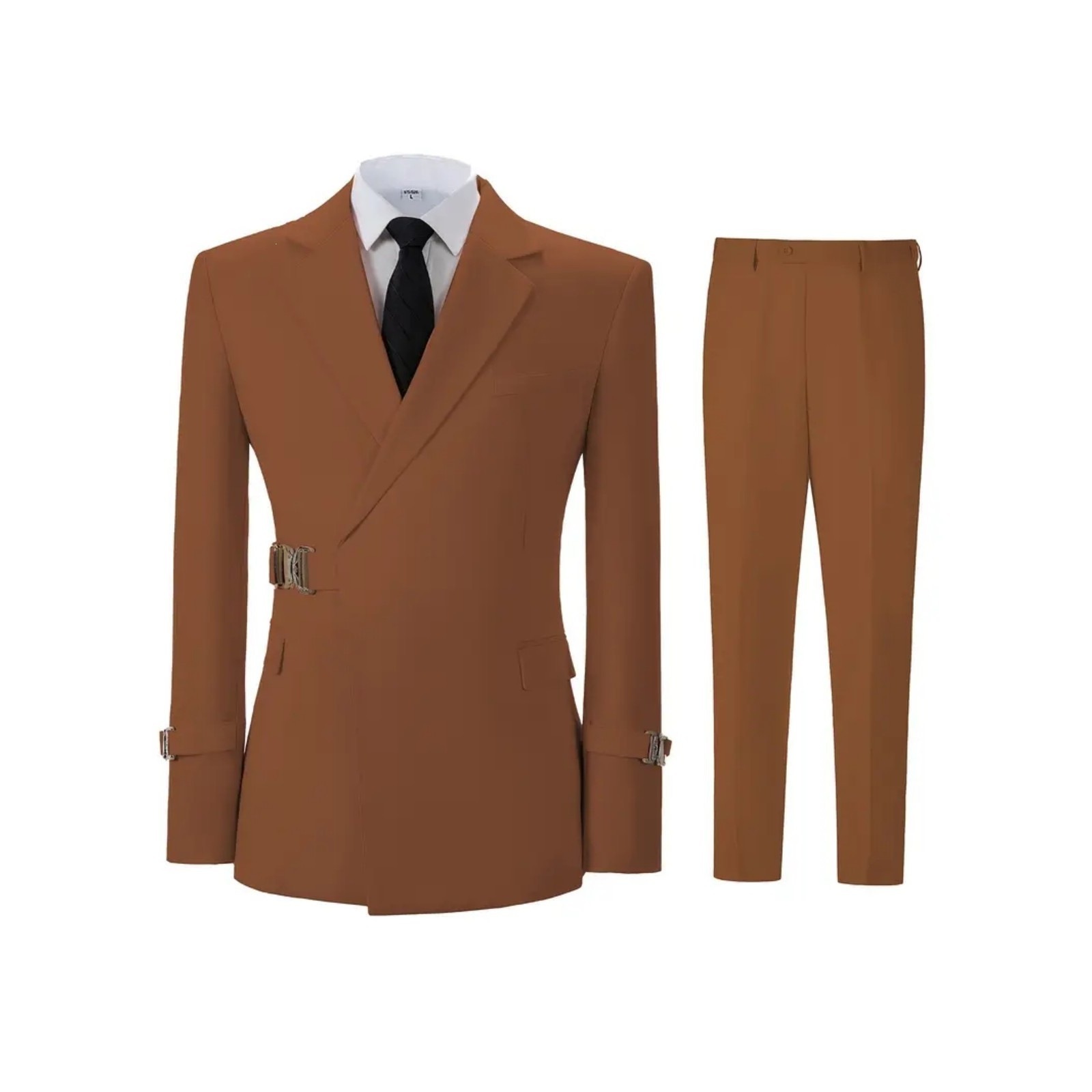 Costume et pantalon marron