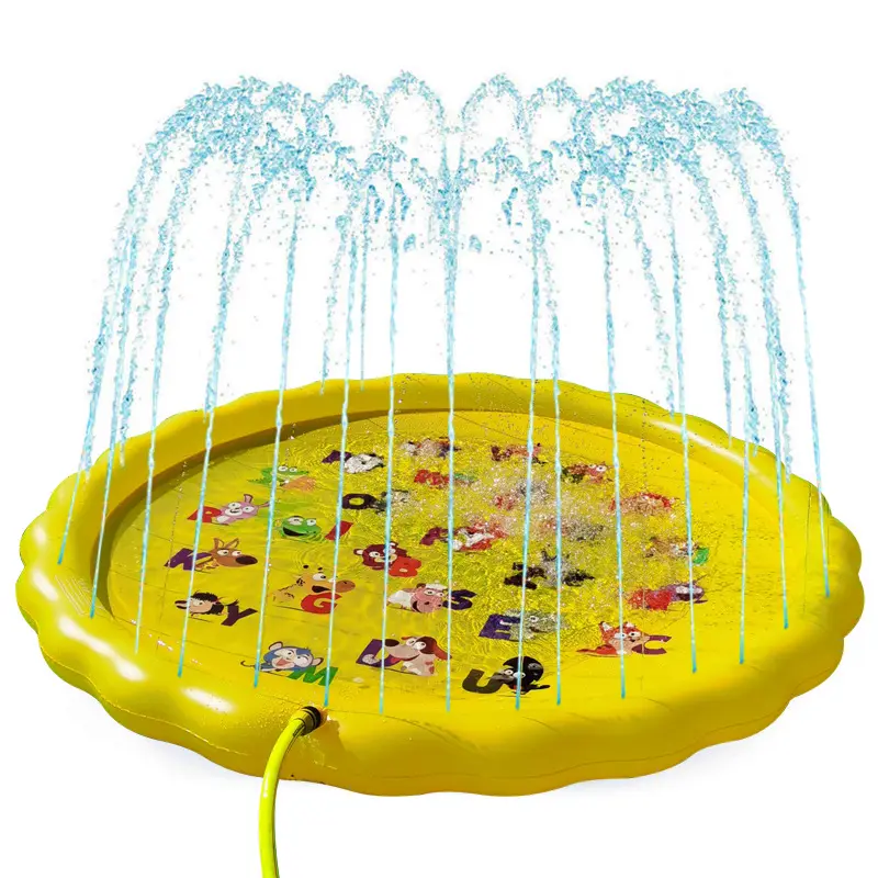2020 nuovo Arrivo Eco-Friendly Cospargere e Splash Stuoia del Gioco a spruzzo stuoia di acqua per i bambini giochi all'aperto splash sprinkler pad per bambini