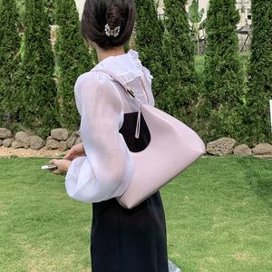 Bolso de Mano de Moda para Mujer al por Mayor de Fábrica, Bolso de Hombro de Cuero PU de Verano, Bolso de Mensajero Simple de Alta Calidad - Product Image 5