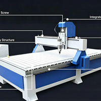Machine de gravure laser industrielle grand format 1325, machine de gravure CNC