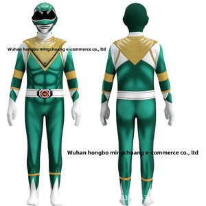 Body intero Cosplay di Halloween nuova serie di dinosauro <span class=keywords><strong>Rangers</strong></span> 25 Top in cotone transfrontaliero per spettacoli di feste - Product Image 2