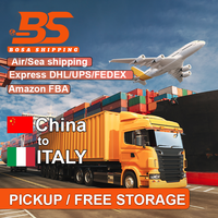 Agent d'expédition fiable BOSA Shanghai Europe Royaume-Uni Italie DDP Air+Transport Routier Marchandises Dangereuses Porte-à-Porte Logistique FBA 13 Ans d'Expérience