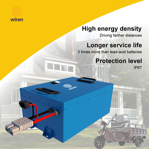แบตเตอรี่ Wiren W6450 64V 50Ah LiFePO4 |   3.2 กิโลวัตต์ชั่วโมง |   มากกว่า 6000 รอบการใช้งาน |   มาตรฐาน IP67 |   การตรวจสอบผ่านบลูทูธ |   รถสามล้อไฟฟ้า |   5 ปี - Product Image 4