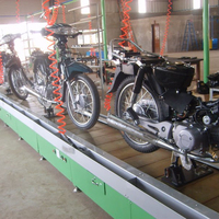 Ligne de montage automatique de motos avec résistance au feu et vitesse réglable