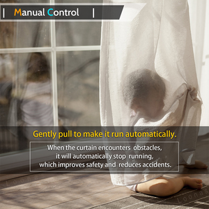 Szmyq tuya DIY thông minh Rèm Bộ dụng cụ với rèm động cơ & LED từ xa & đường sắt theo dõi & Phụ kiện & giải quyết tuya ứng dụng điều khiển - Product Image 6