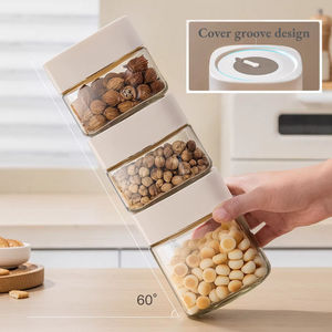 Barattolo in Vetro per Alimenti, Contenitore Ermetico per Verdure Sottaceto, Miele, Chicchi di Caffè, Cereali, Organizzatore da Cucina - Product Image 4