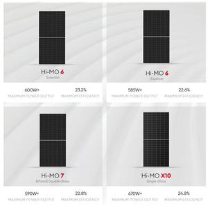 Panneau solaire Longi Hi-MO 7 Explorer LR7-54HGBB 440~460W Full Black pour modules photovoltaïques de toit Longi <span class=keywords><strong>460Wp</strong></span> demi-cellules - Product Image 6