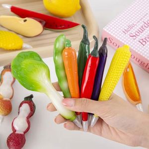 Creative Novel Fruit Vegetable Styling Ballpoint <b>Pen</b> Plastic Multi-<b>Colored</b> Ink Office & School Use Stylish Design - Product Image 4