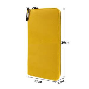 Crestgolf Nouveauté Étui <span class=keywords><strong>de</strong></span> rangement pour gants <span class=keywords><strong>de</strong></span> golf en cuir PU, personnalisable, avec poche zippée et crochet, idéal pour un cadeau - Product Image 2