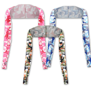 Outdoor Sun Protection Shawl For Women 155cm Long Camouflage Pattern Neck Sleeve Cycling Golf UV Shield - Product Image 1
